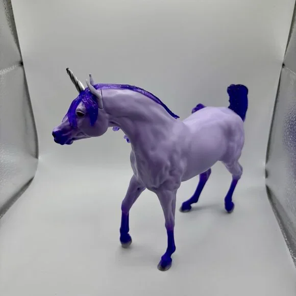 Breyer Celeste Purple Unicorn 2023 Paddock Pals Horse 6"x7" Figure - Picture 2 of 10